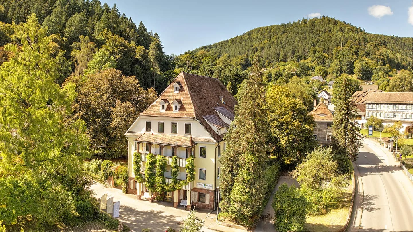 Dr Roemer Klinik. Außenansicht in Calw.